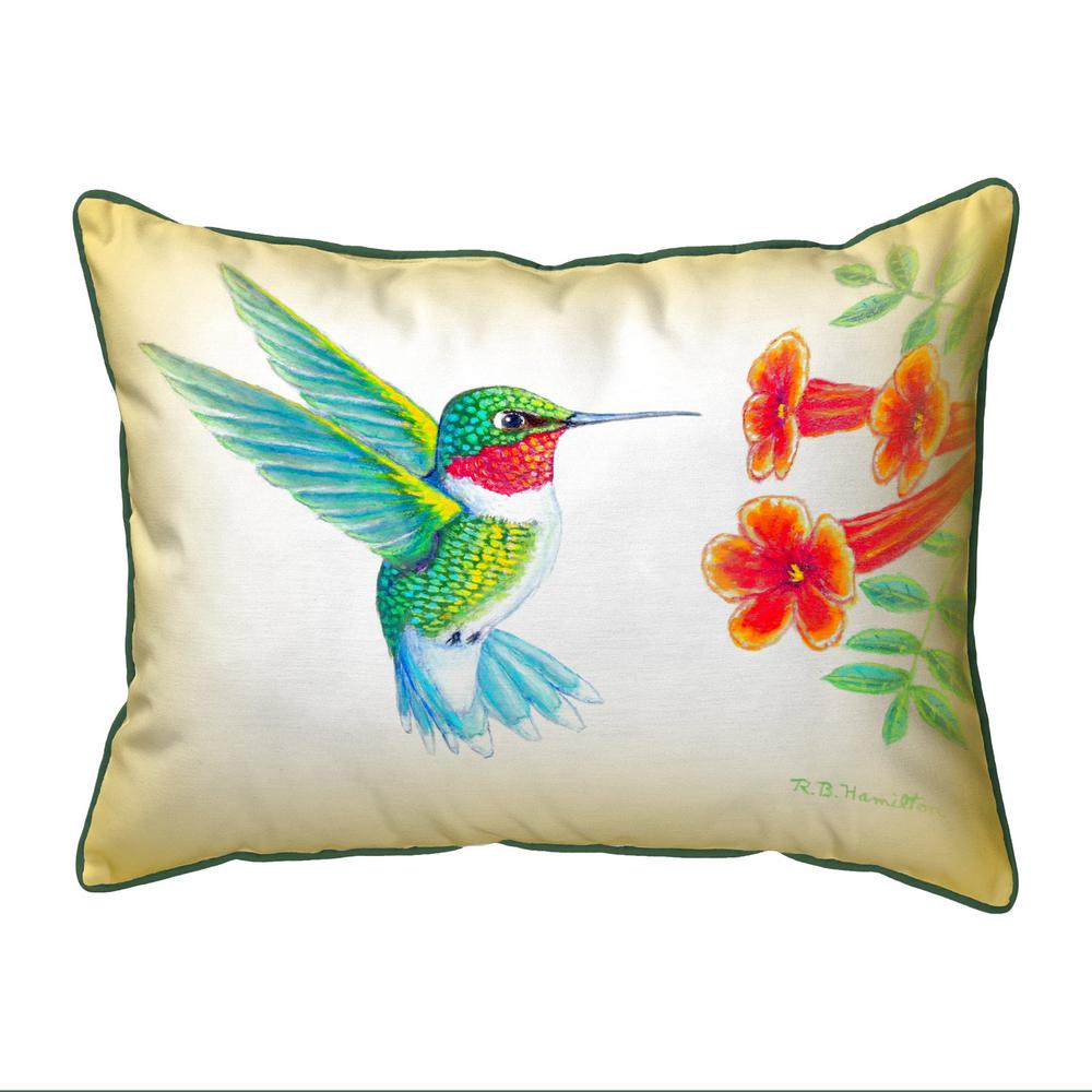 Dick's Hummingbird Extra Large Zippered Indoor/Outdoor Pillow 20x24