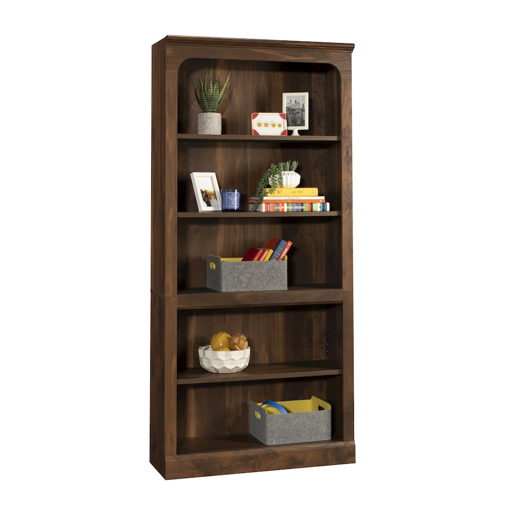 Miscellaneous Storage Bookcase, Grand Walnut finish