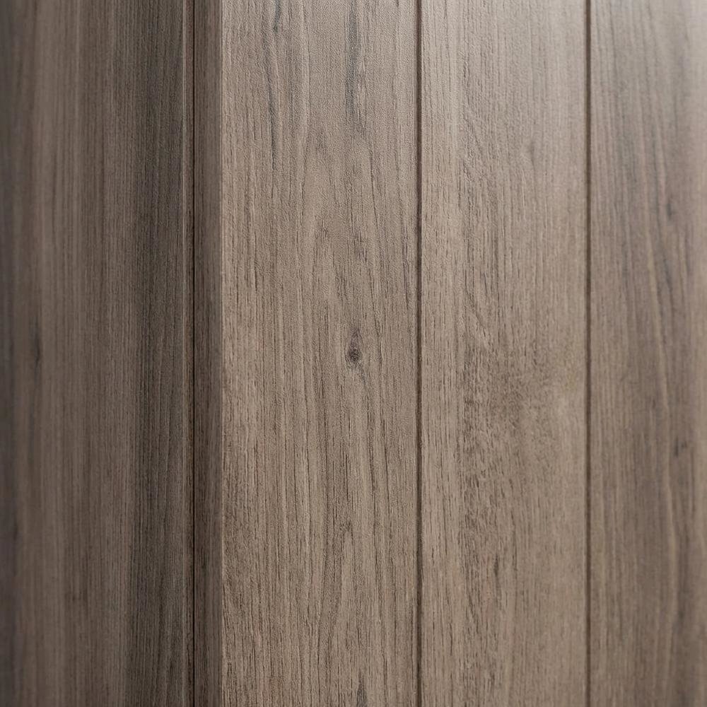 Storage Cabinet With Salt Oak Finish And Spacious Interior For Home Or Office