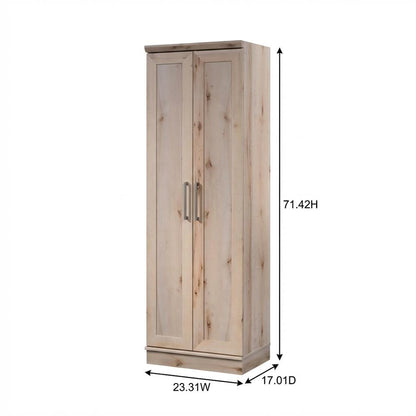 Brown Storage Cabinet With Sleek Rectangle Shape For Organization
