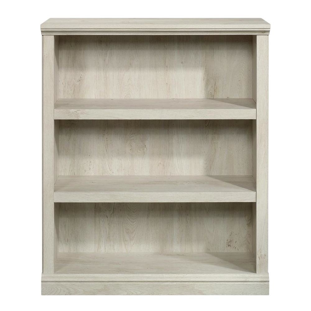 Chalked Chestnut Storage Bookcase with Versatile Shelving for Home Use