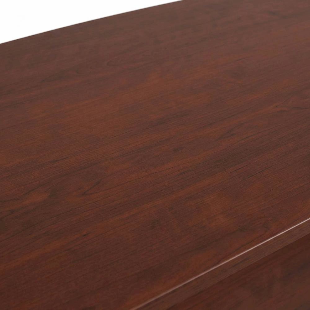Contemporary Brown Office Desk with Rectangle Top and Classic Finish