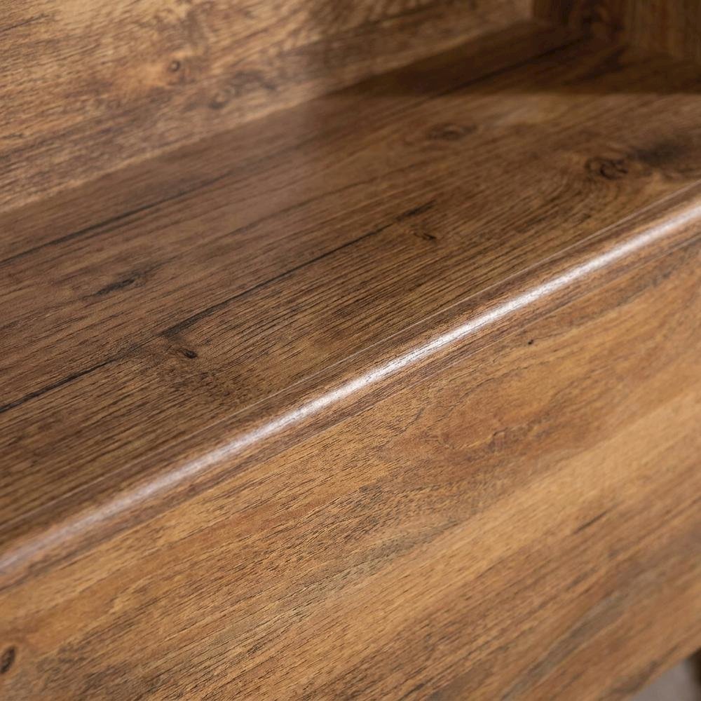 Engineered Wood Farmhouse Bookcase Headboard for Full and Queen Beds