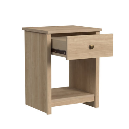 River Ranch Nightstand W/Drawer, Harvest Walnut Finish