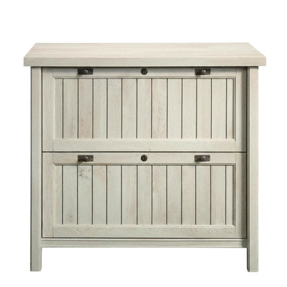 Chalked Chestnut Office File Cabinet with Secure Storage and Modern Design