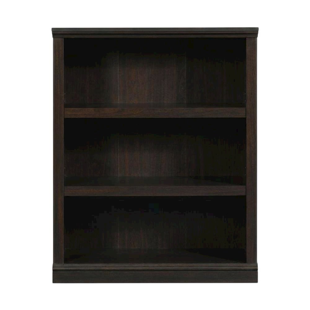 Jamocha Wood Finish Storage Bookcase with Versatile Shelving Design