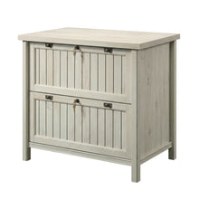 Chalked Chestnut Office File Cabinet with Secure Storage and Modern Design