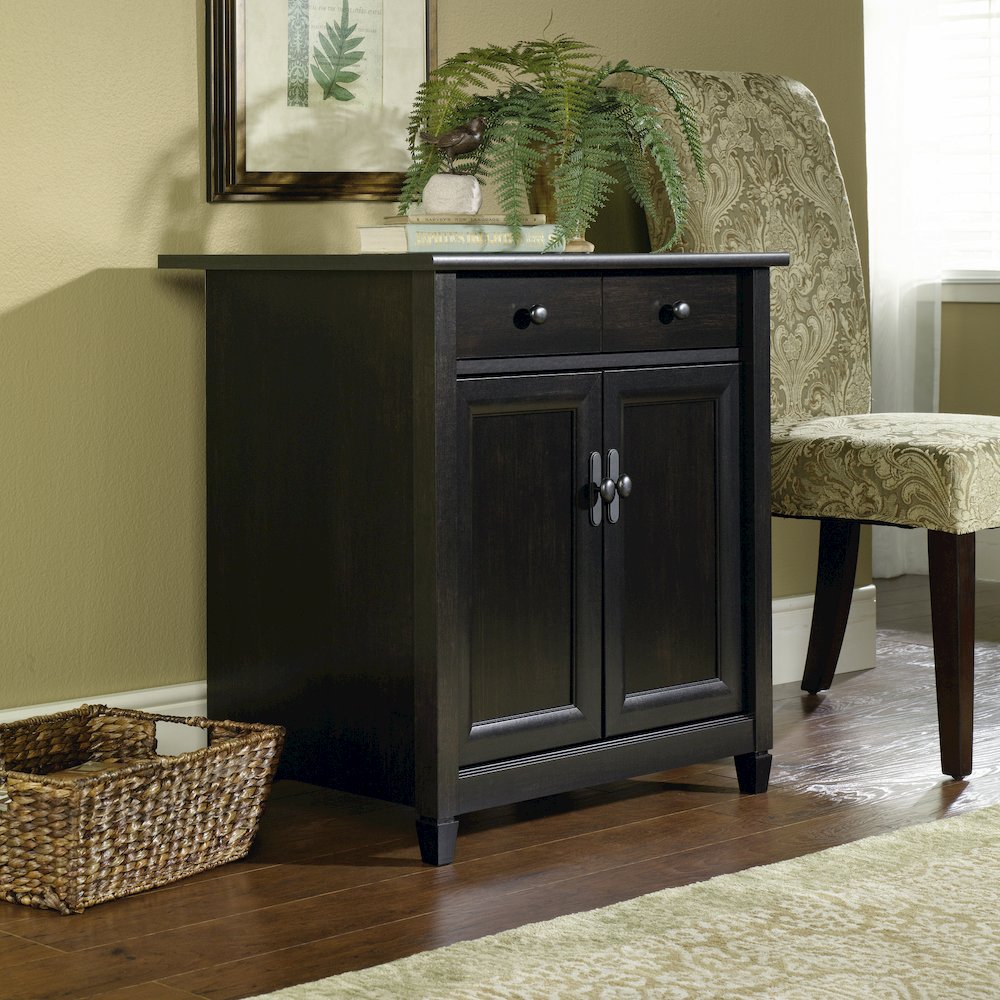 Edge Water Printer and Utility Stand, Estate Black