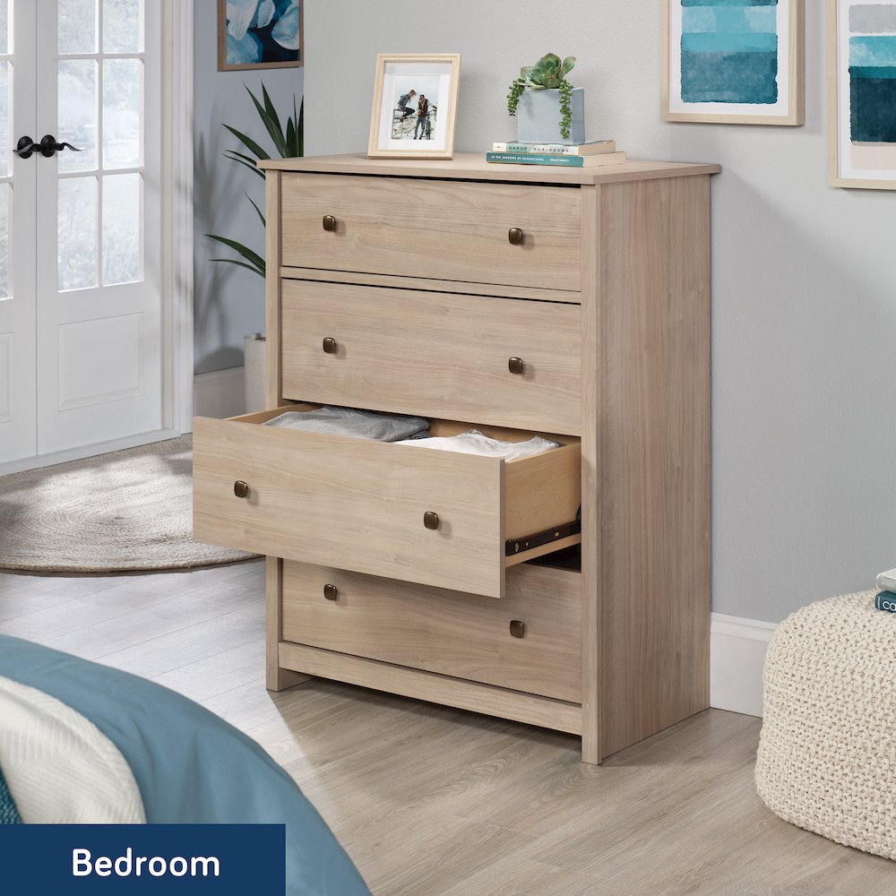 River Ranch 4-Drawer Bedroom Chest, Harvest Walnut Finish