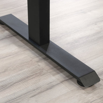 48" x 27" Electric Adjustable Height Desk, Black Finish