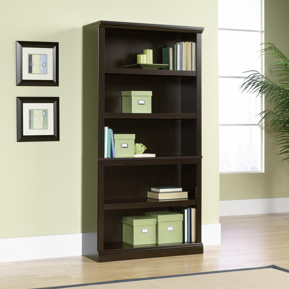 Miscellaneous Storage Bookcase, Jamocha Wood finish