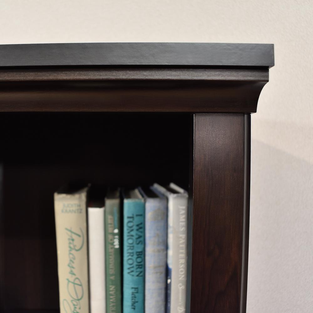 Miscellaneous Storage Bookcase, Jamocha Wood finish