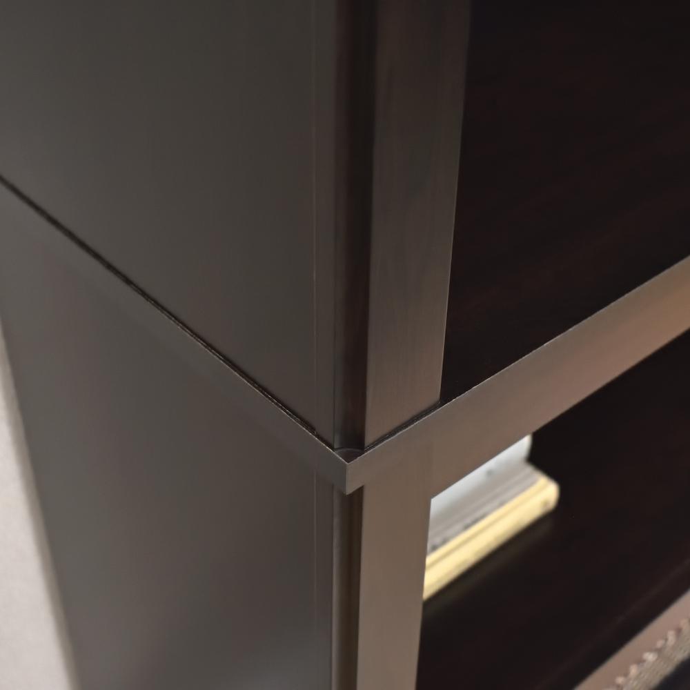 Miscellaneous Storage Bookcase, Jamocha Wood finish