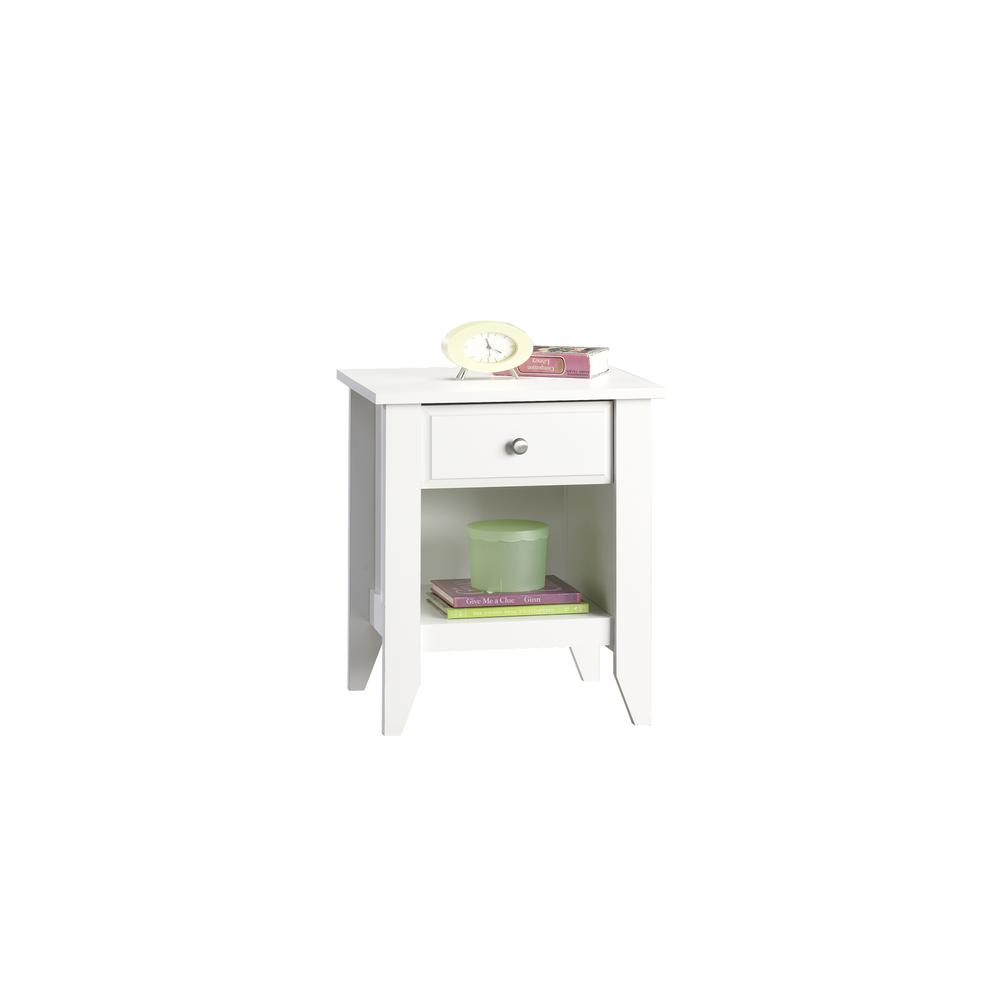 Shoal Creek Night Stand, Soft White finish