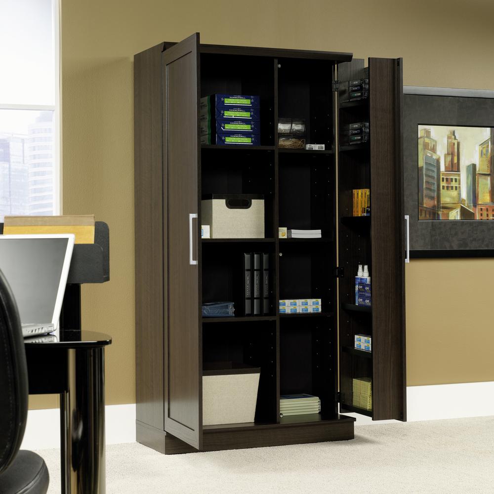 HomePlus Storage Cabinet, Dakota Oak finish