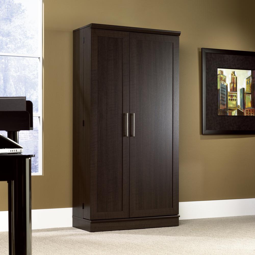 HomePlus Storage Cabinet, Dakota Oak finish