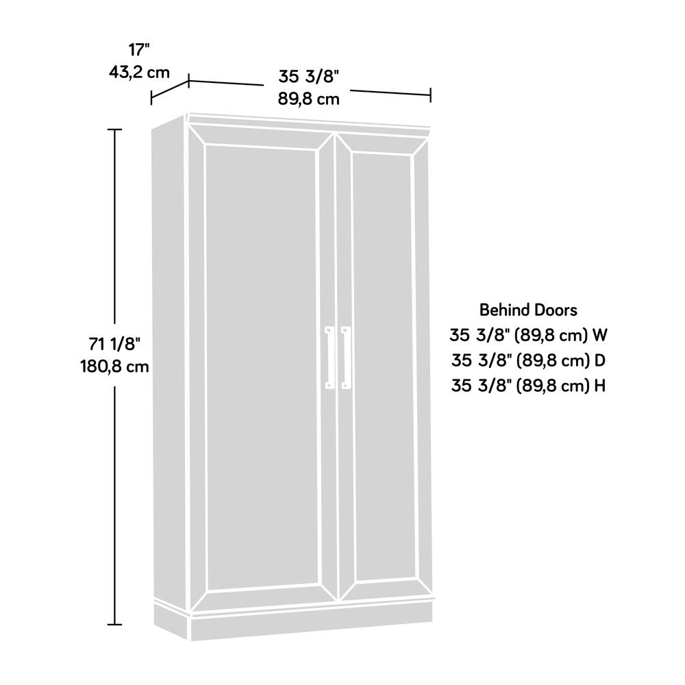 HomePlus Storage Cabinet, Dakota Oak finish