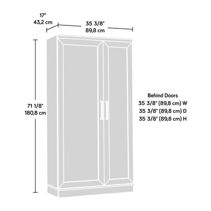 HomePlus Storage Cabinet, Dakota Oak finish