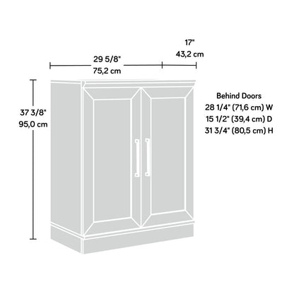 HomePlus Storage Cabinet, Dakota Oak finish