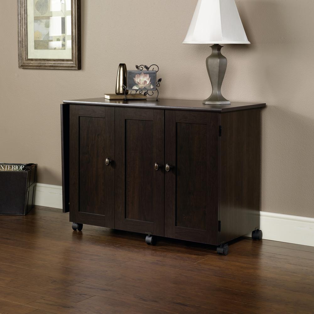 Miscellaneous Storage Craft & Hobby Storage, Cinnamon Cherry finish