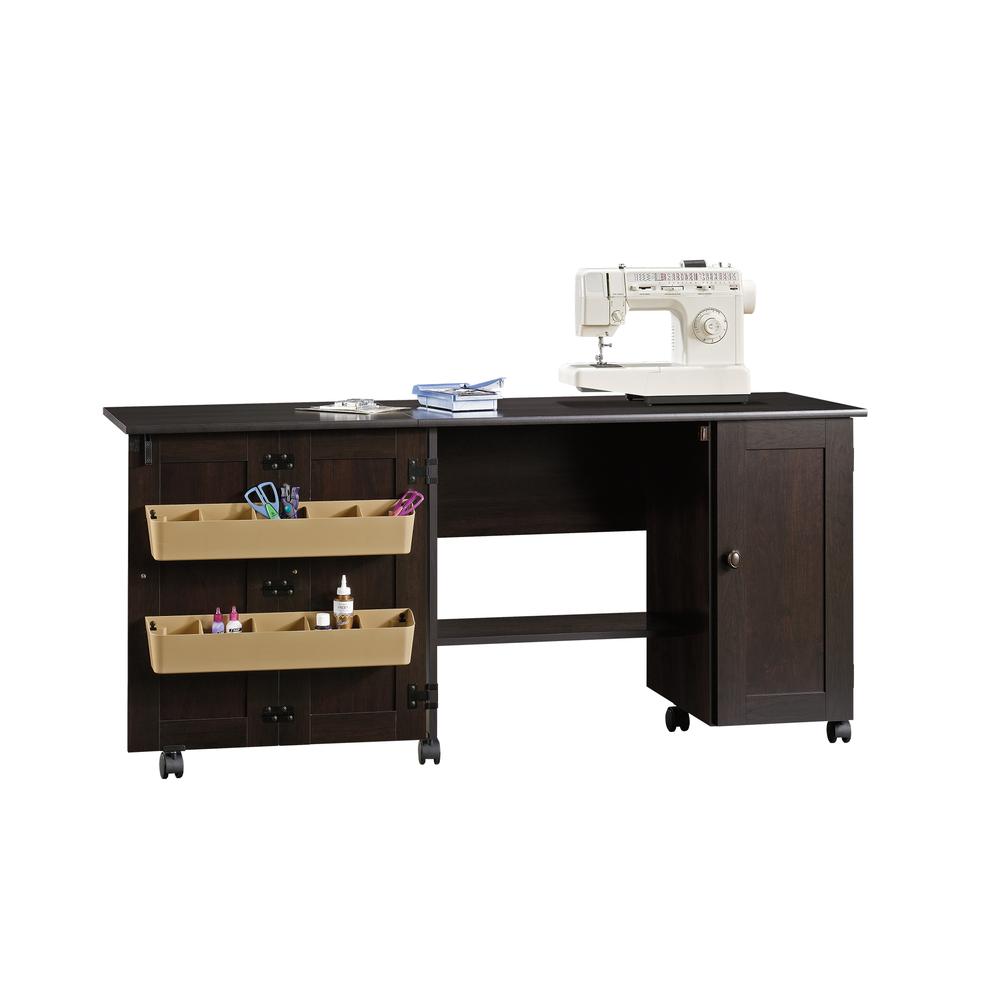 Miscellaneous Storage Craft & Hobby Storage, Cinnamon Cherry finish