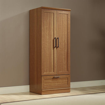 HomePlus Storage Armoire, Sienna Oak finish