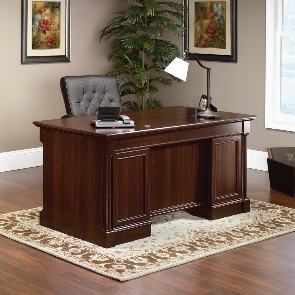 Palladia Executive Desk, Select Cherry finish