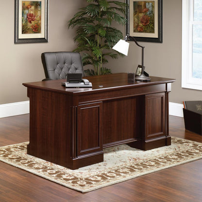 Palladia Executive Desk, Select Cherry finish