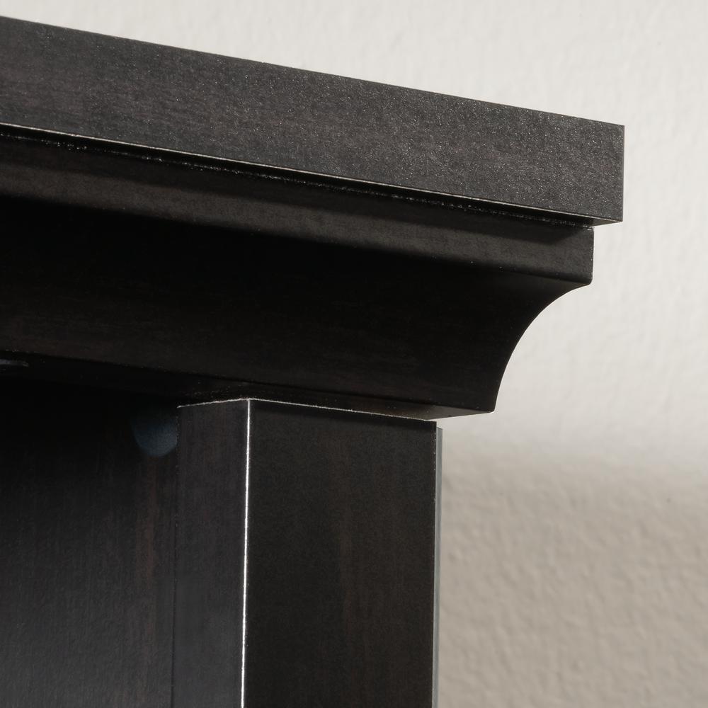Miscellaneous Storage Bookcase, Estate Black finish