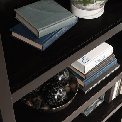 Miscellaneous Storage Bookcase, Estate Black finish
