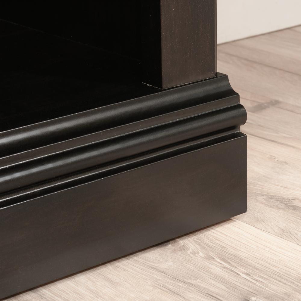 Miscellaneous Storage Bookcase, Estate Black finish