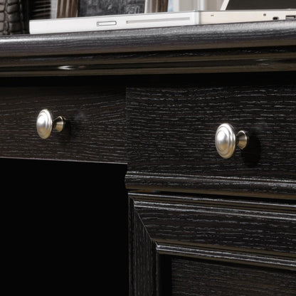 Palladia Executive Desk, Wind Oak finish
