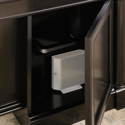 Palladia Executive Desk, Wind Oak finish