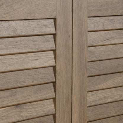 Harbor View Storage Cabinet, Salt Oak finish