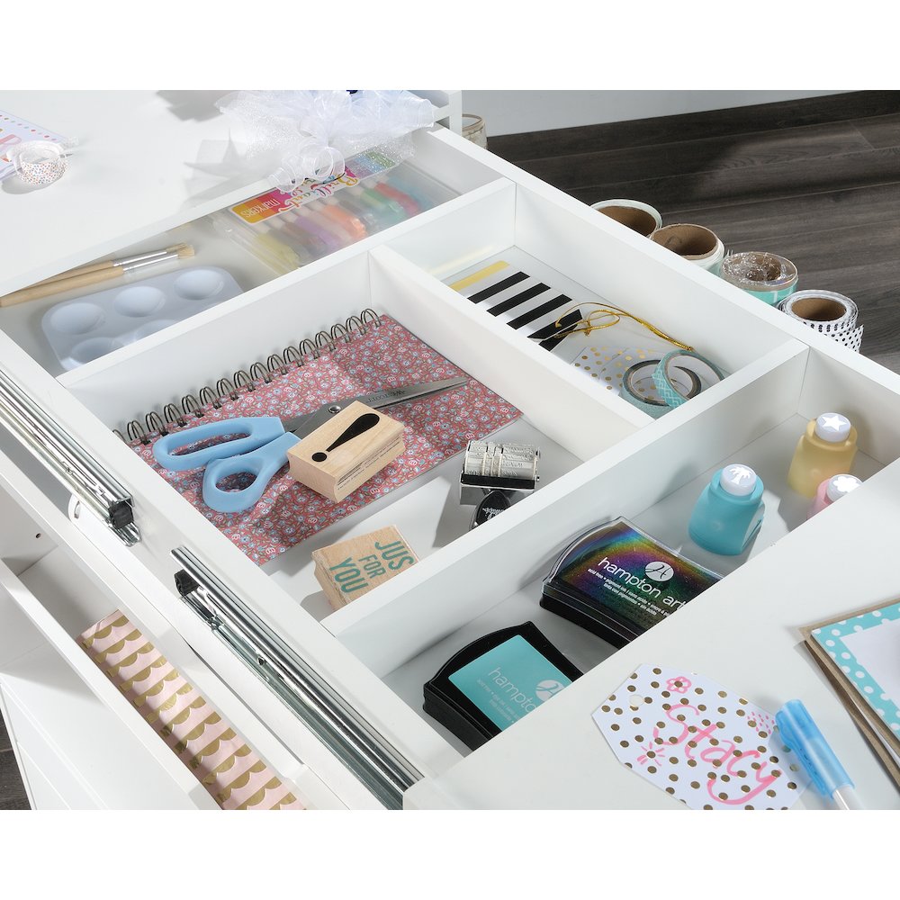 Craft Pro Series Craft & Hobby Storage, White finish