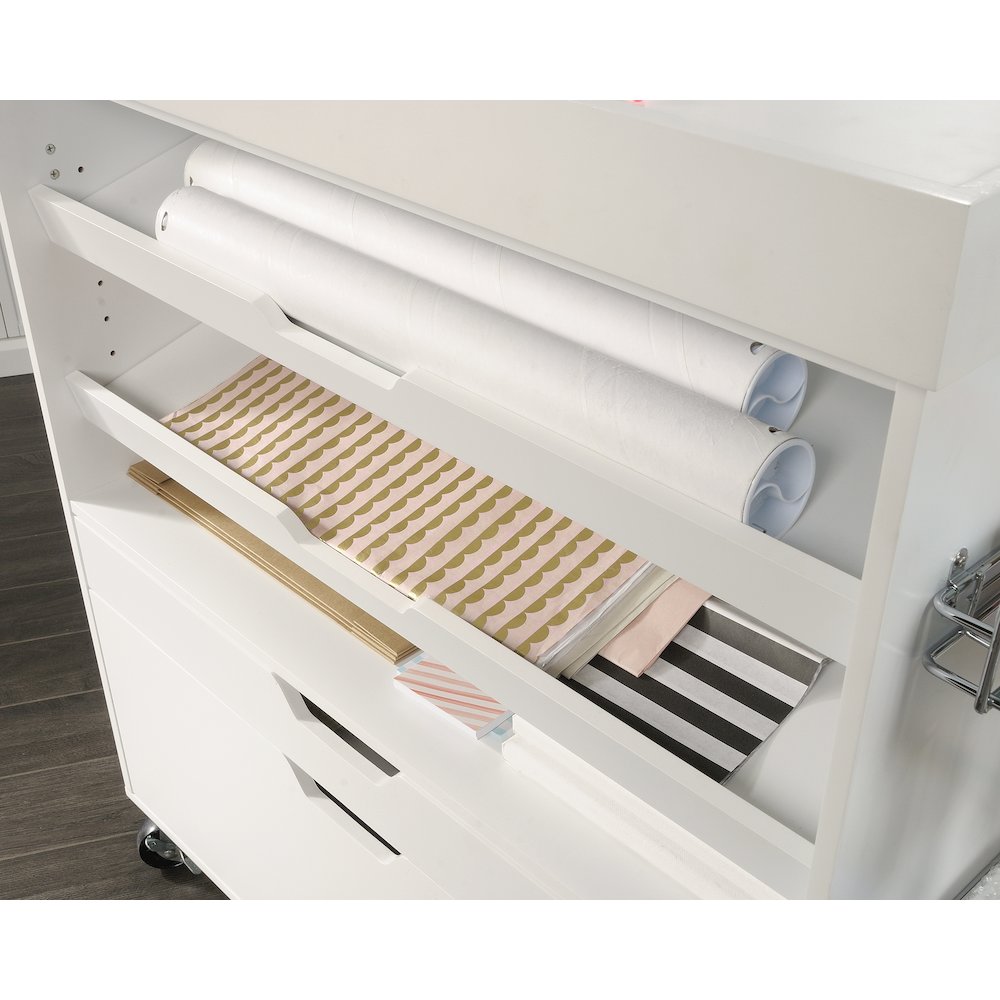 Craft Pro Series Craft & Hobby Storage, White finish