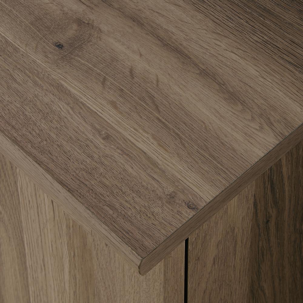 Harbor View L Desk, Salt Oak finish