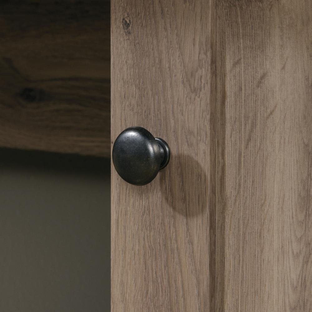 Harbor View L Desk, Salt Oak finish