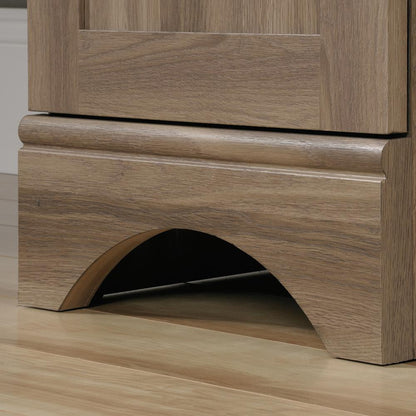 Harbor View L Desk, Salt Oak finish