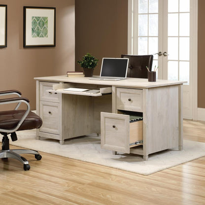 Edge Water Executive Desk, Chalked Chestnut finish