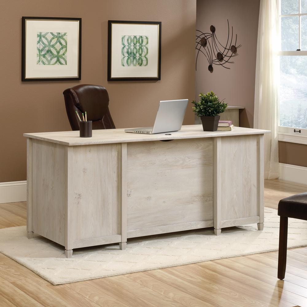 Edge Water Executive Desk, Chalked Chestnut finish