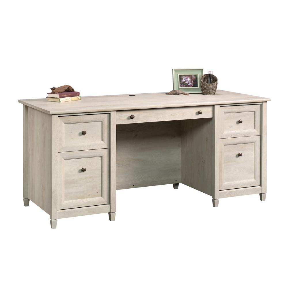 Edge Water Executive Desk, Chalked Chestnut finish