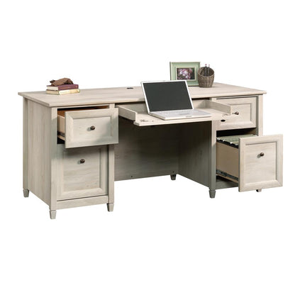 Edge Water Executive Desk, Chalked Chestnut finish