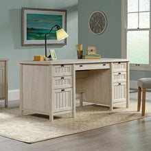Costa Commercial Office Executive Desk, Chalked Chestnut finish