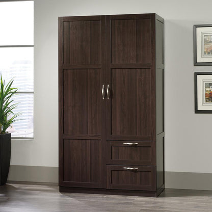 Miscellaneous Storage Storage Armoire, Cinnamon Cherry finish