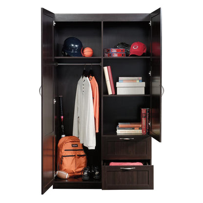 Miscellaneous Storage Storage Armoire, Cinnamon Cherry finish