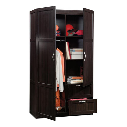 Miscellaneous Storage Storage Armoire, Cinnamon Cherry finish