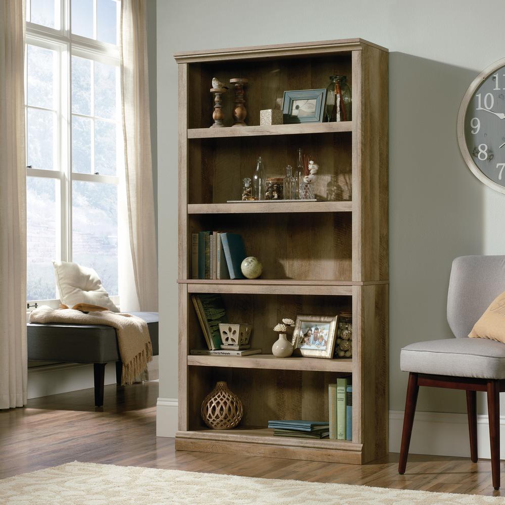 Miscellaneous Storage Bookcase, Lintel Oak finish