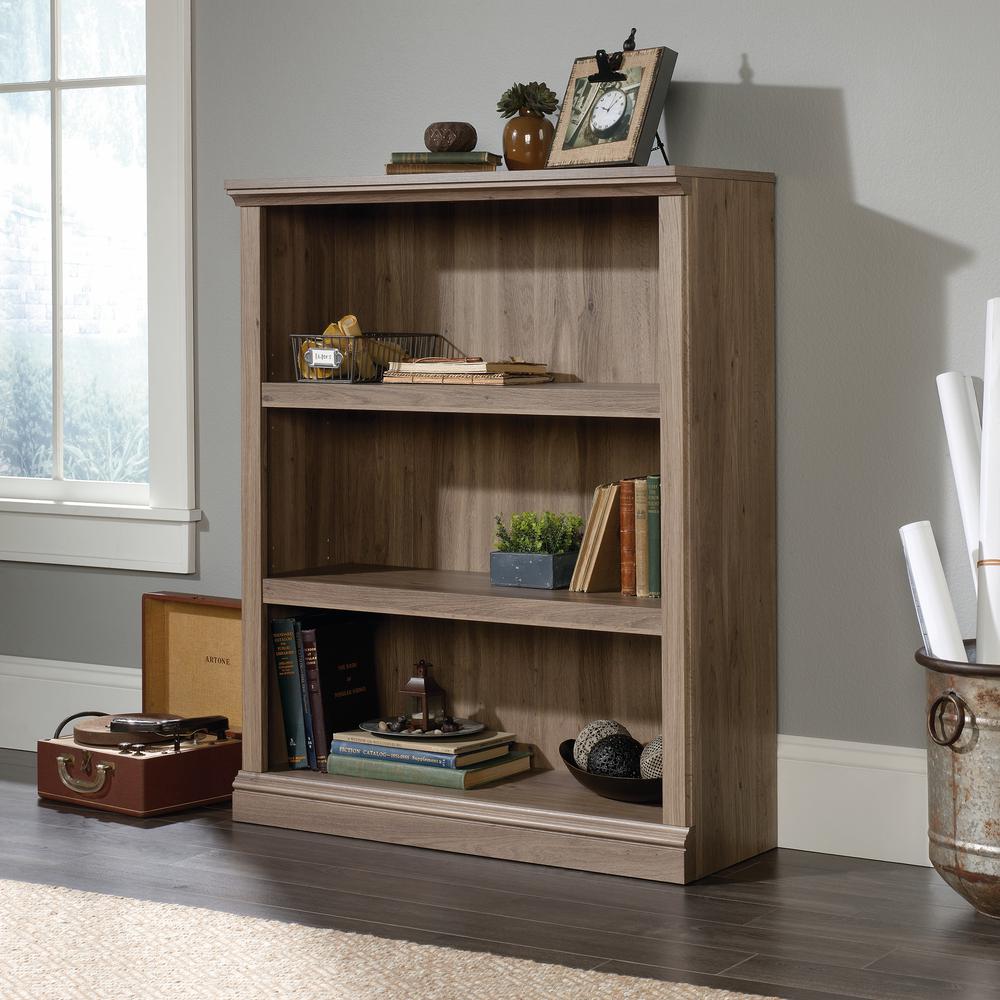 Miscellaneous Storage Bookcase, Salt Oak finish