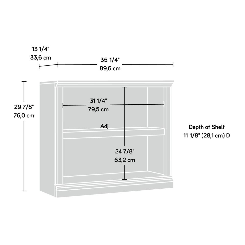 Miscellaneous Storage Bookcase, Oiled Oak finish